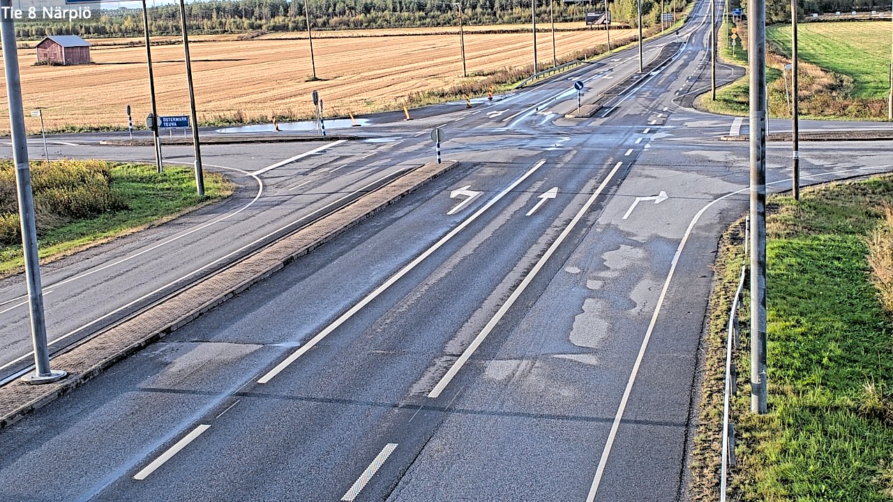 Weather Camera Image Road 8 Närpiö, Närpiö, Pohjanmaa
