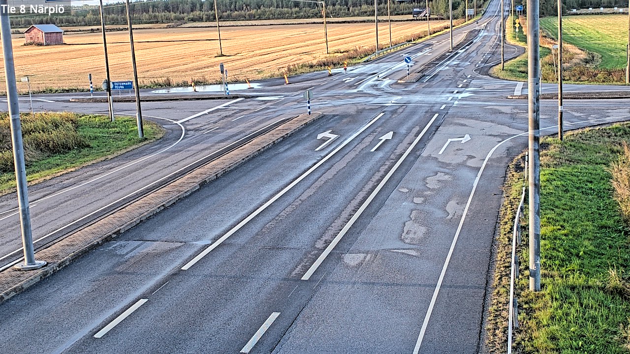 Weather Camera Image Road 8 Närpiö, Närpiö, Pohjanmaa