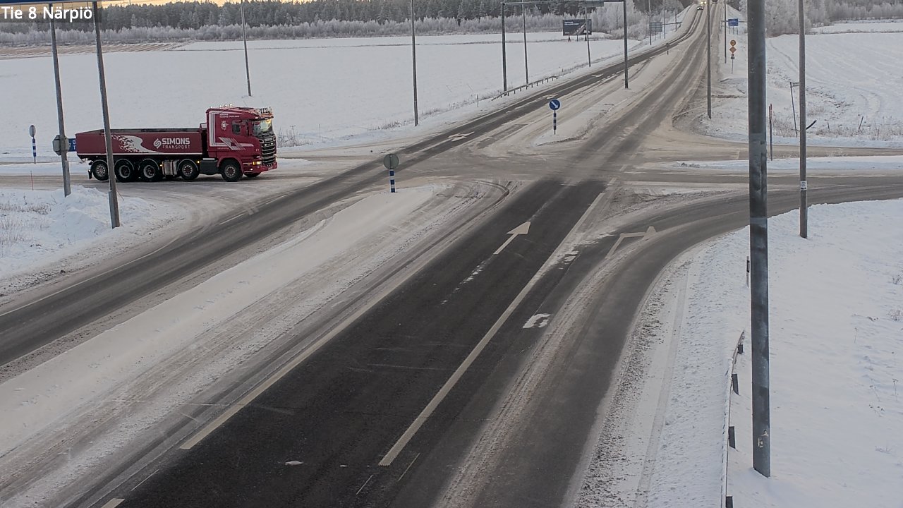 Kelikamerat Kuva Tie 8 Närpiö, Närpiö, Pohjanmaa