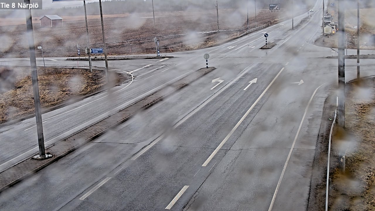 Weather Camera Image Road 8 Närpiö, Närpiö, Pohjanmaa