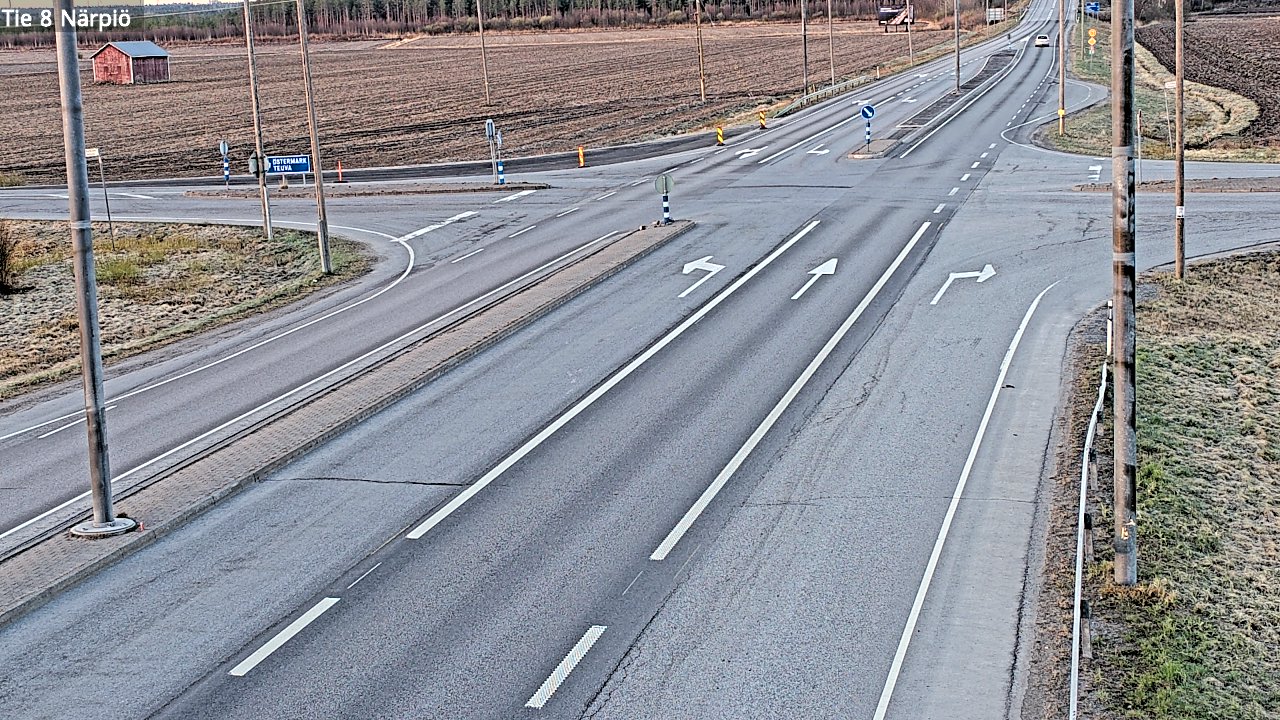 Weather Camera Image Road 8 Närpiö, Närpiö, Pohjanmaa