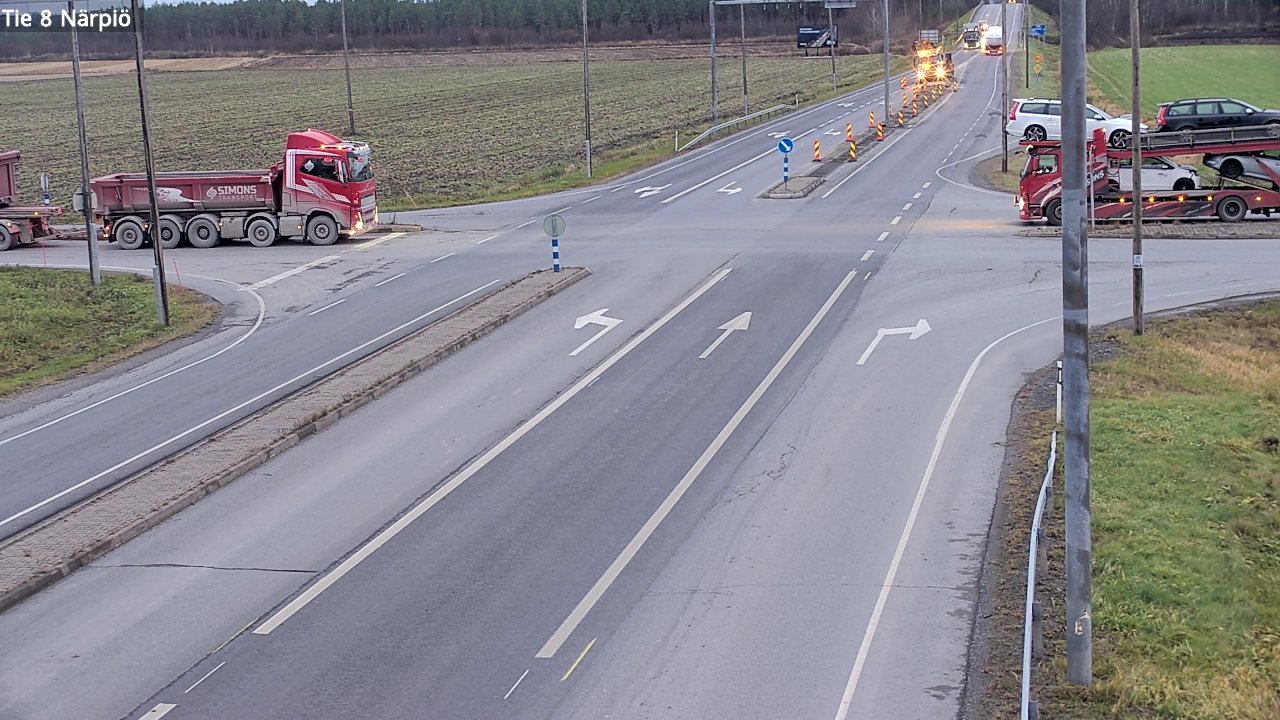 Kelikamerat Kuva Tie 8 Närpiö, Närpiö, Pohjanmaa