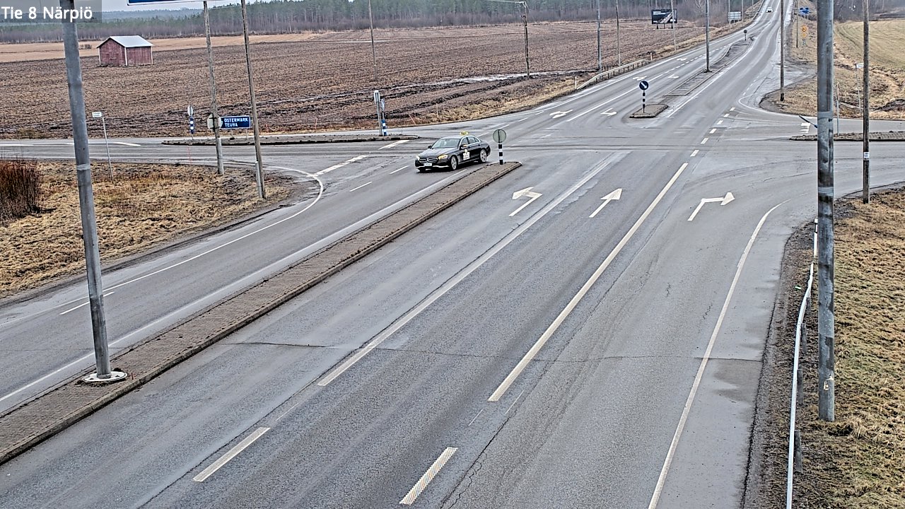 Weather Camera Image Road 8 Närpiö, Närpiö, Pohjanmaa