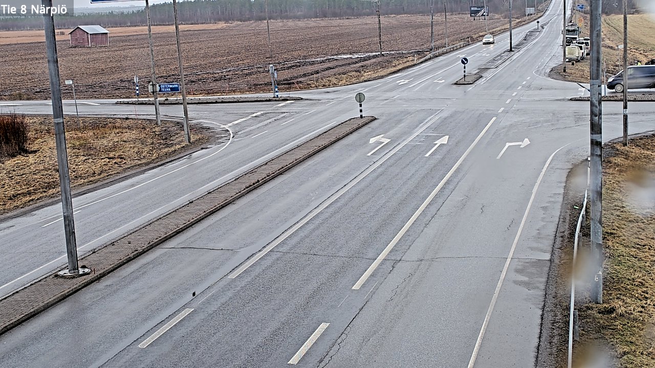 Weather Camera Image Road 8 Närpiö, Närpiö, Pohjanmaa