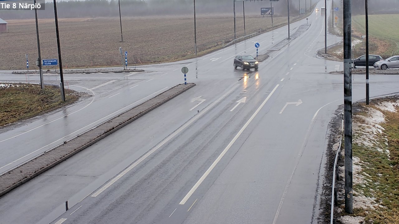 Weather Camera Image Väg 8 Närpes, Närpiö, Pohjanmaa