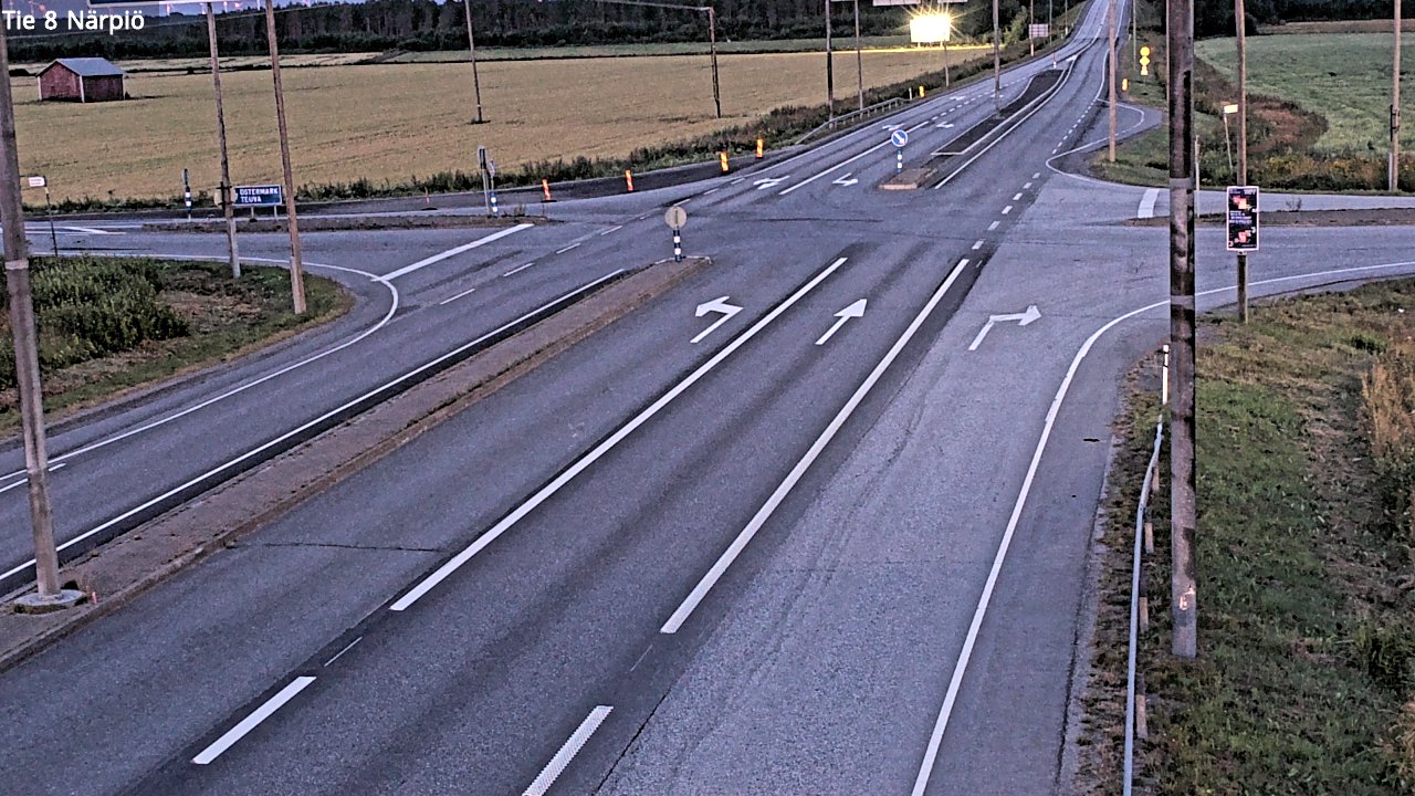 Weather Camera Image Road 8 Närpiö, Närpiö, Pohjanmaa