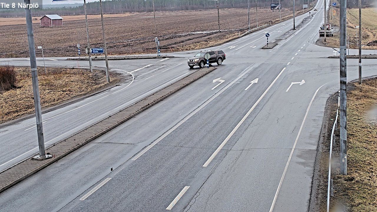 Weather Camera Image Road 8 Närpiö, Närpiö, Pohjanmaa