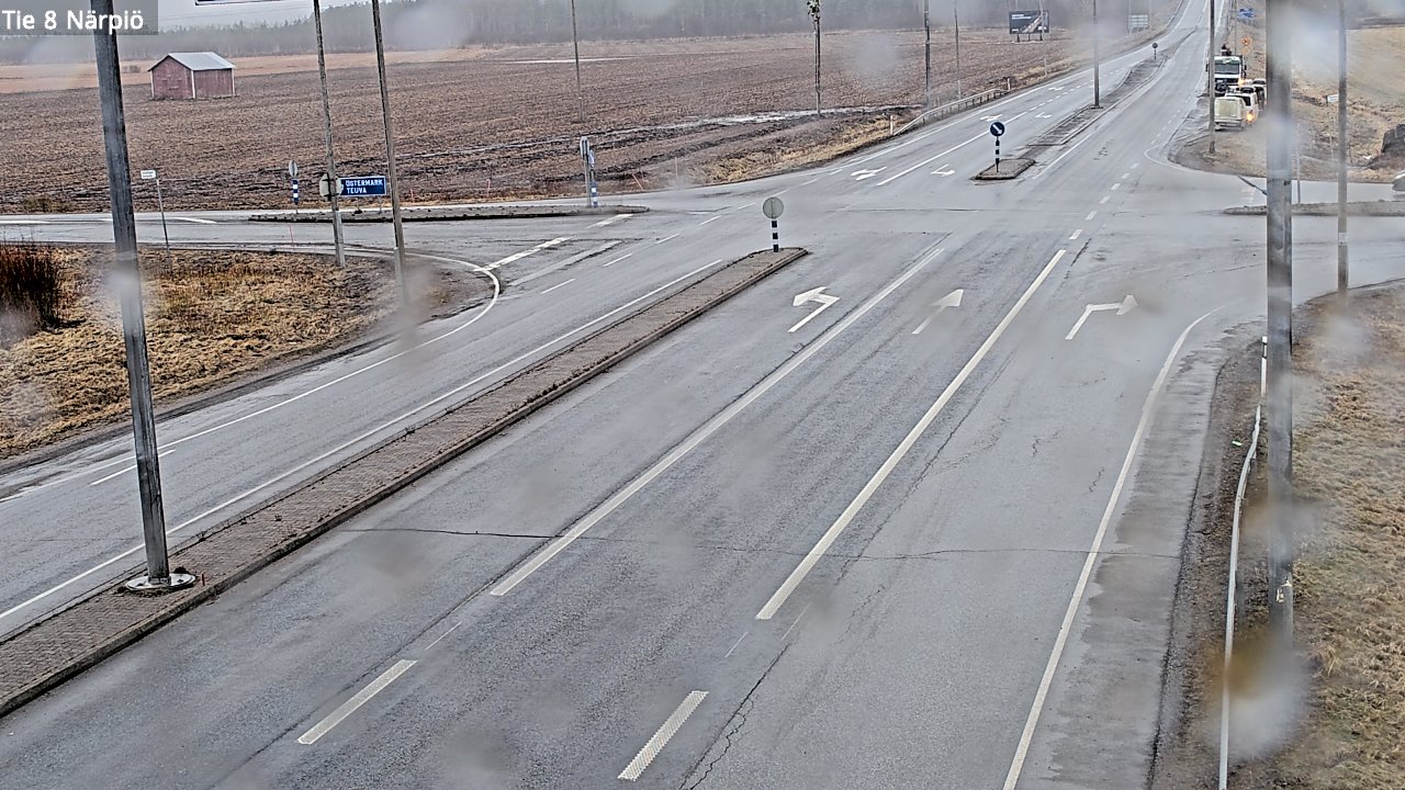 Weather Camera Image Road 8 Närpiö, Närpiö, Pohjanmaa
