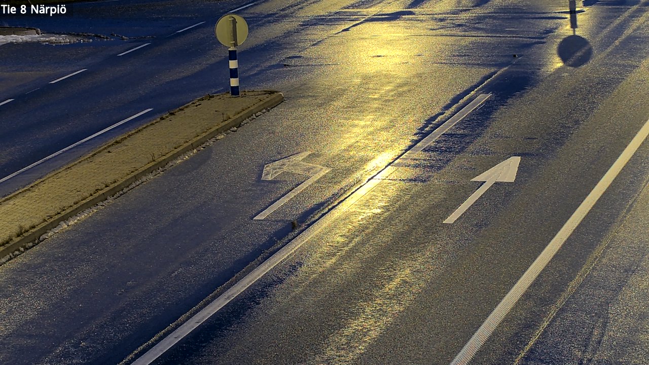 Weather Camera Image Väg 8 Närpes, Närpiö, Pohjanmaa