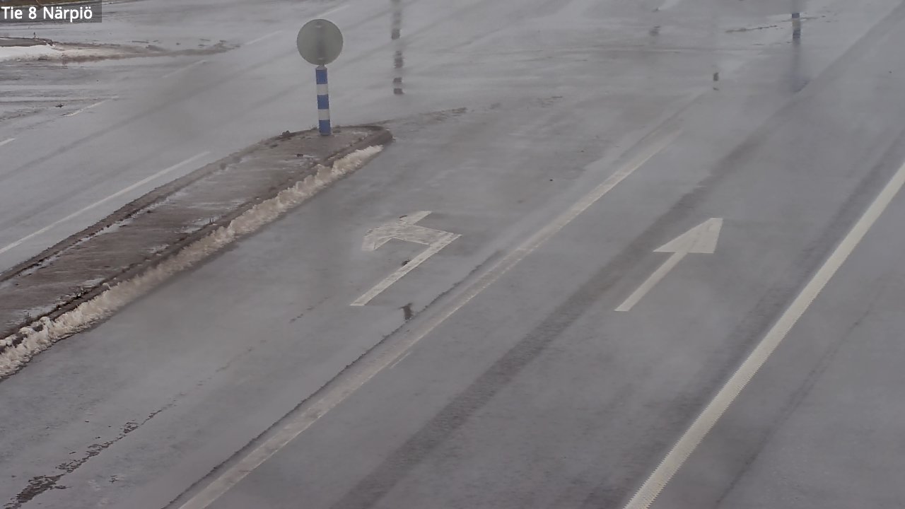 Weather Camera Image Väg 8 Närpes, Närpiö, Pohjanmaa