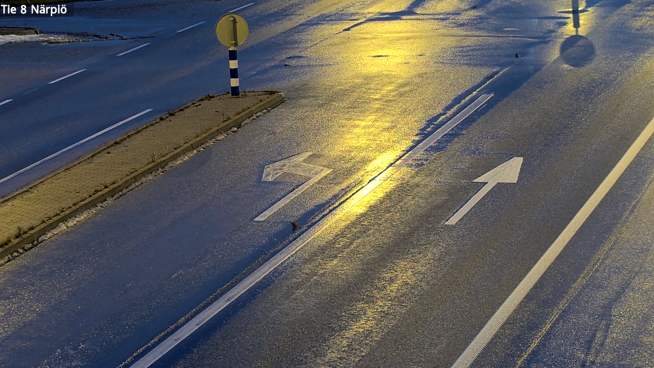 Weather Camera Image Väg 8 Närpes, Närpiö, Pohjanmaa