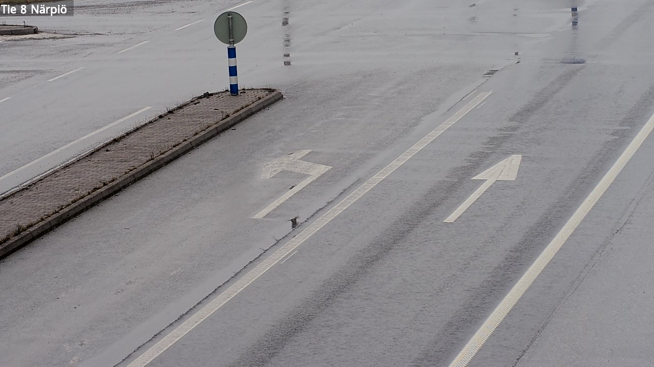 Weather Camera Image Väg 8 Närpes, Närpiö, Pohjanmaa