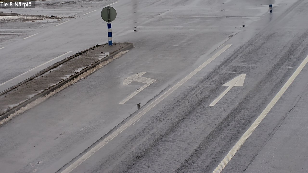 Weather Camera Image Väg 8 Närpes, Närpiö, Pohjanmaa