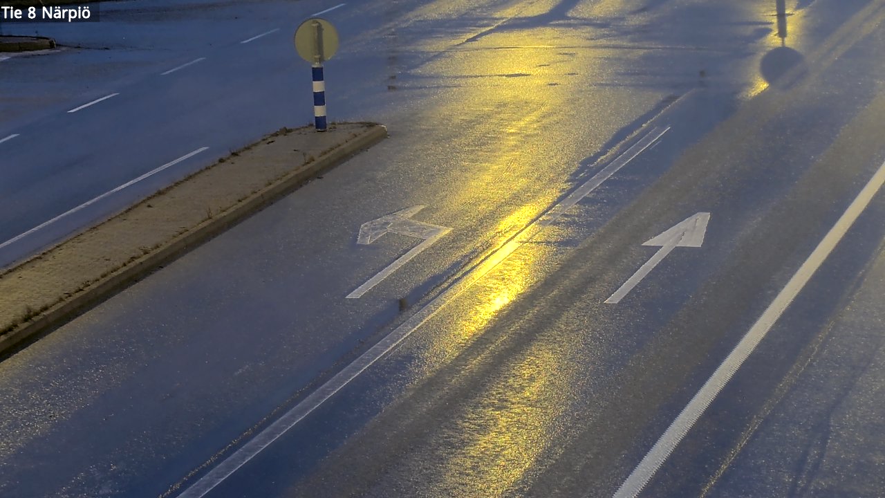 Weather Camera Image Road 8 Närpiö, Närpiö, Pohjanmaa