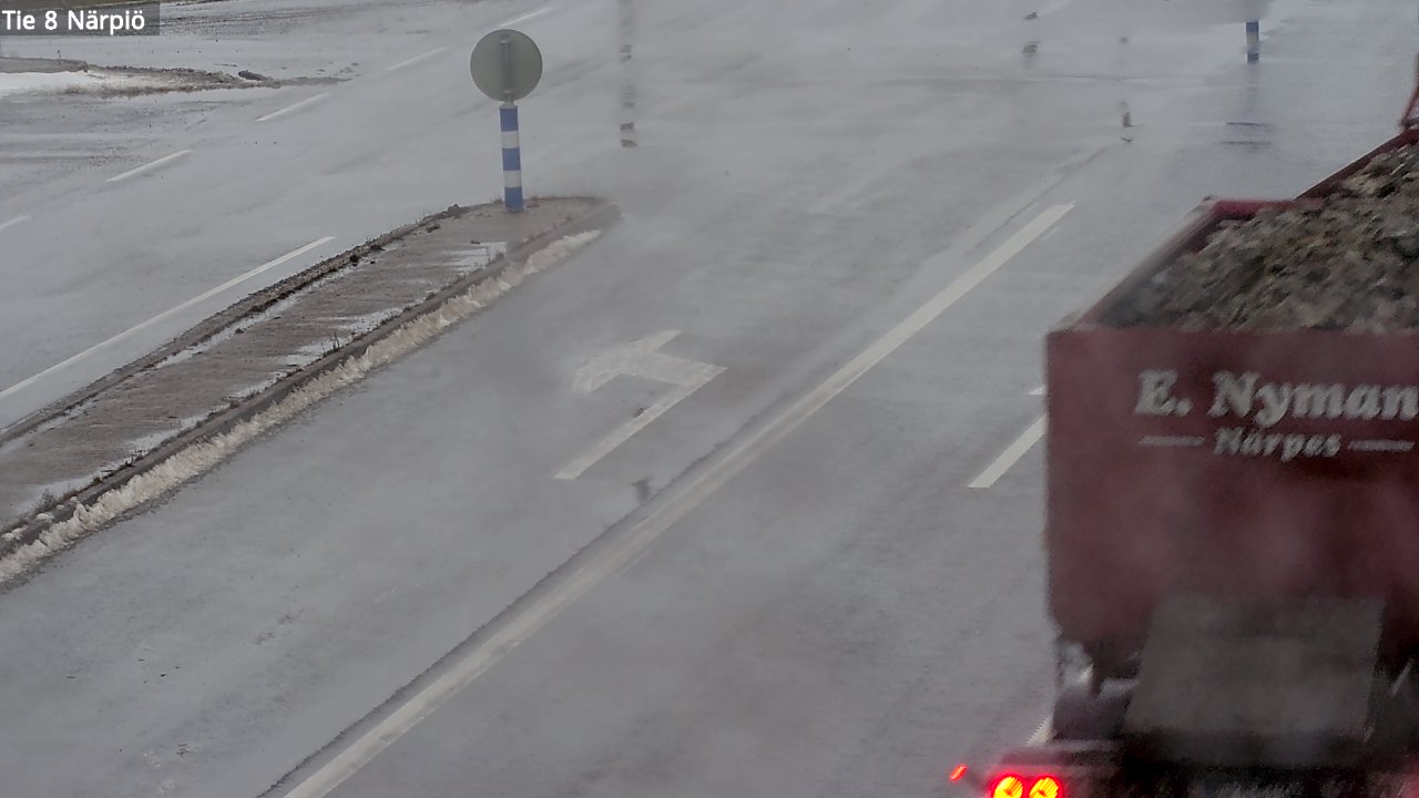 Weather Camera Image Väg 8 Närpes, Närpiö, Pohjanmaa
