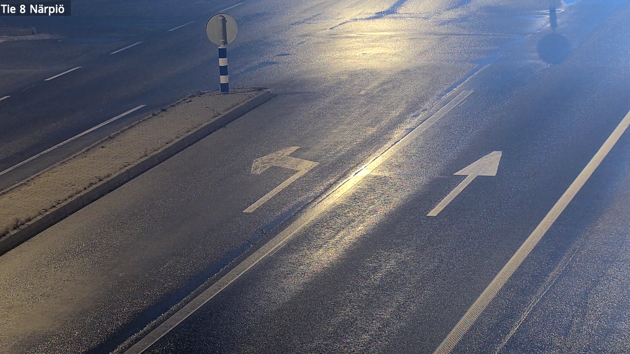 Weather Camera Image Road 8 Närpiö, Närpiö, Pohjanmaa