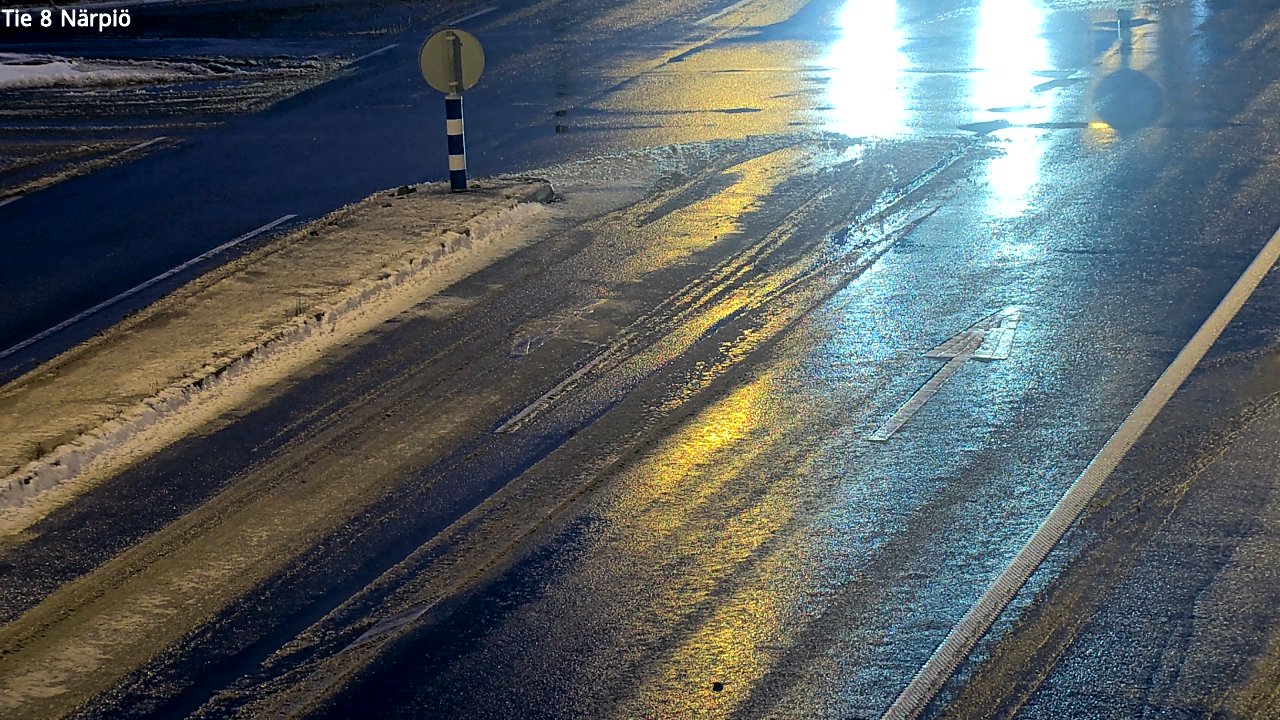 Weather Camera Image Väg 8 Närpes, Närpiö, Pohjanmaa