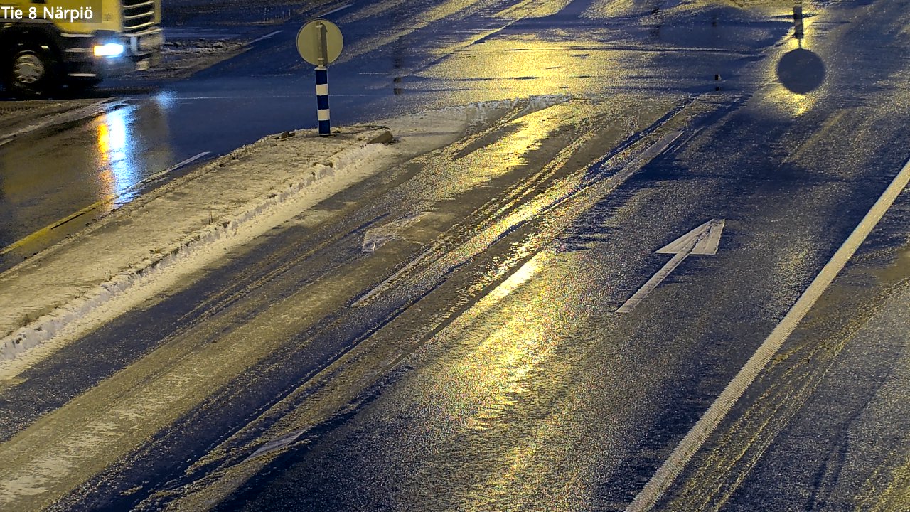 Weather Camera Image Väg 8 Närpes, Närpiö, Pohjanmaa