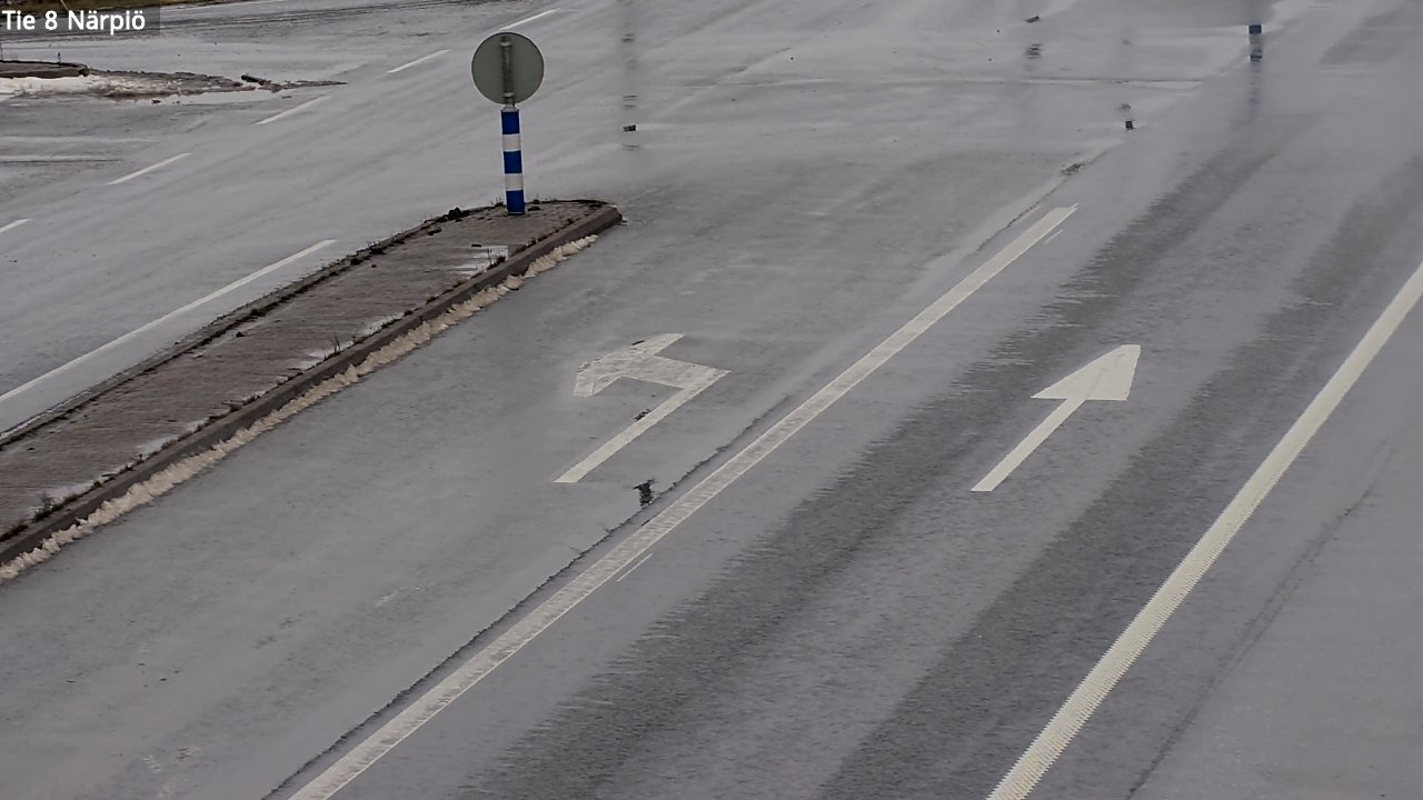 Weather Camera Image Väg 8 Närpes, Närpiö, Pohjanmaa