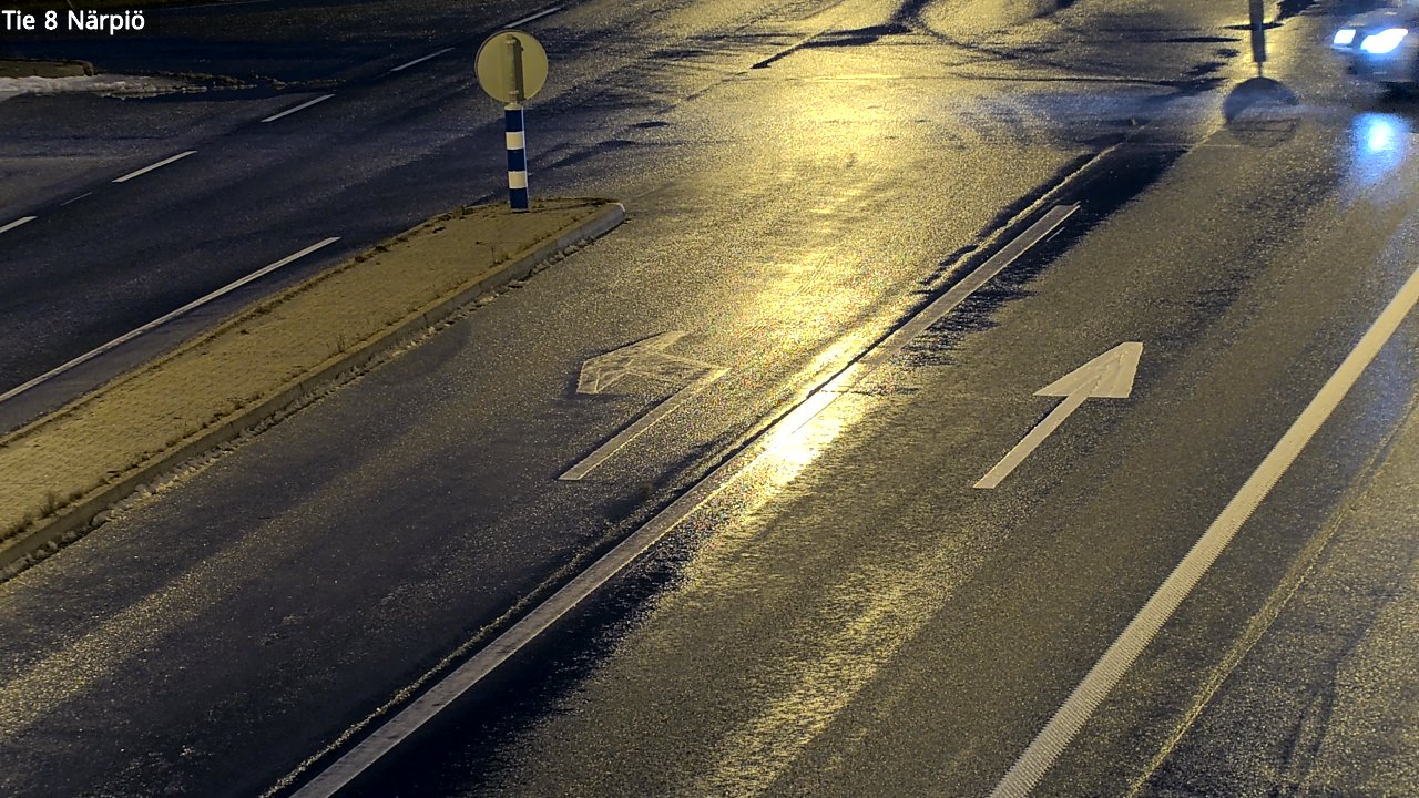 Weather Camera Image Väg 8 Närpes, Närpiö, Pohjanmaa
