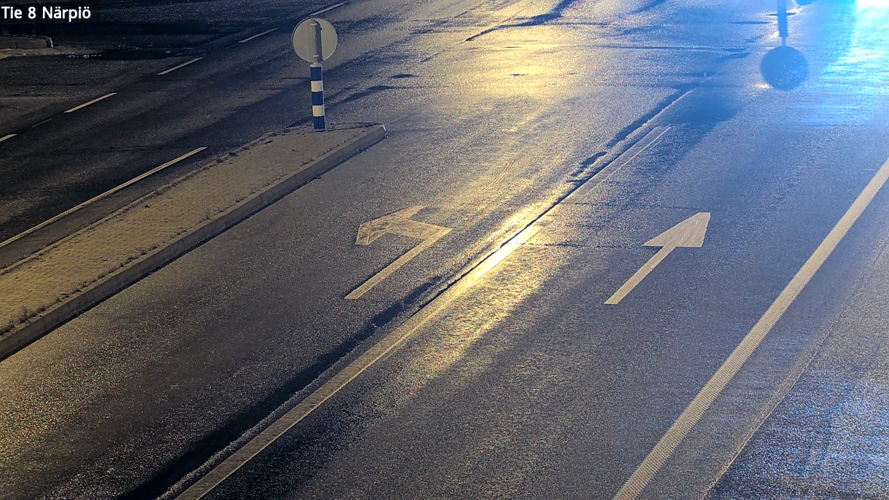 Weather Camera Image Väg 8 Närpes, Närpiö, Pohjanmaa