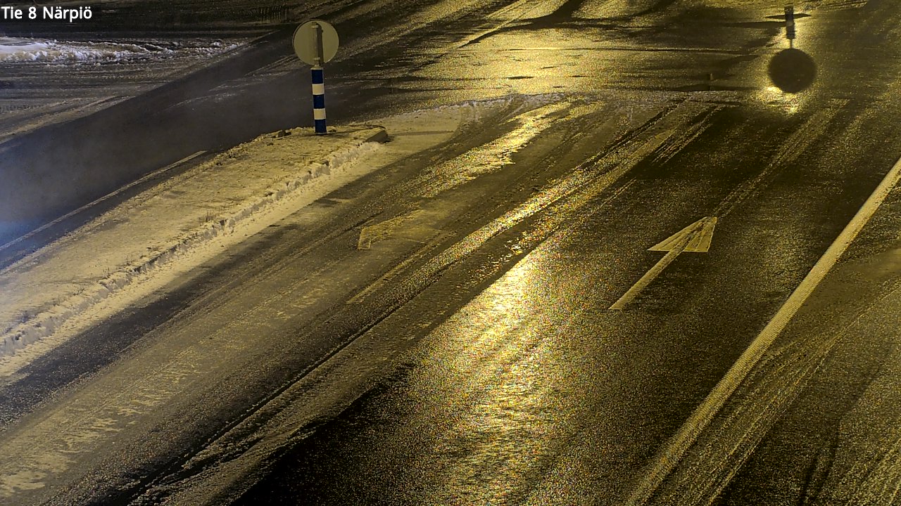 Weather Camera Image Väg 8 Närpes, Närpiö, Pohjanmaa