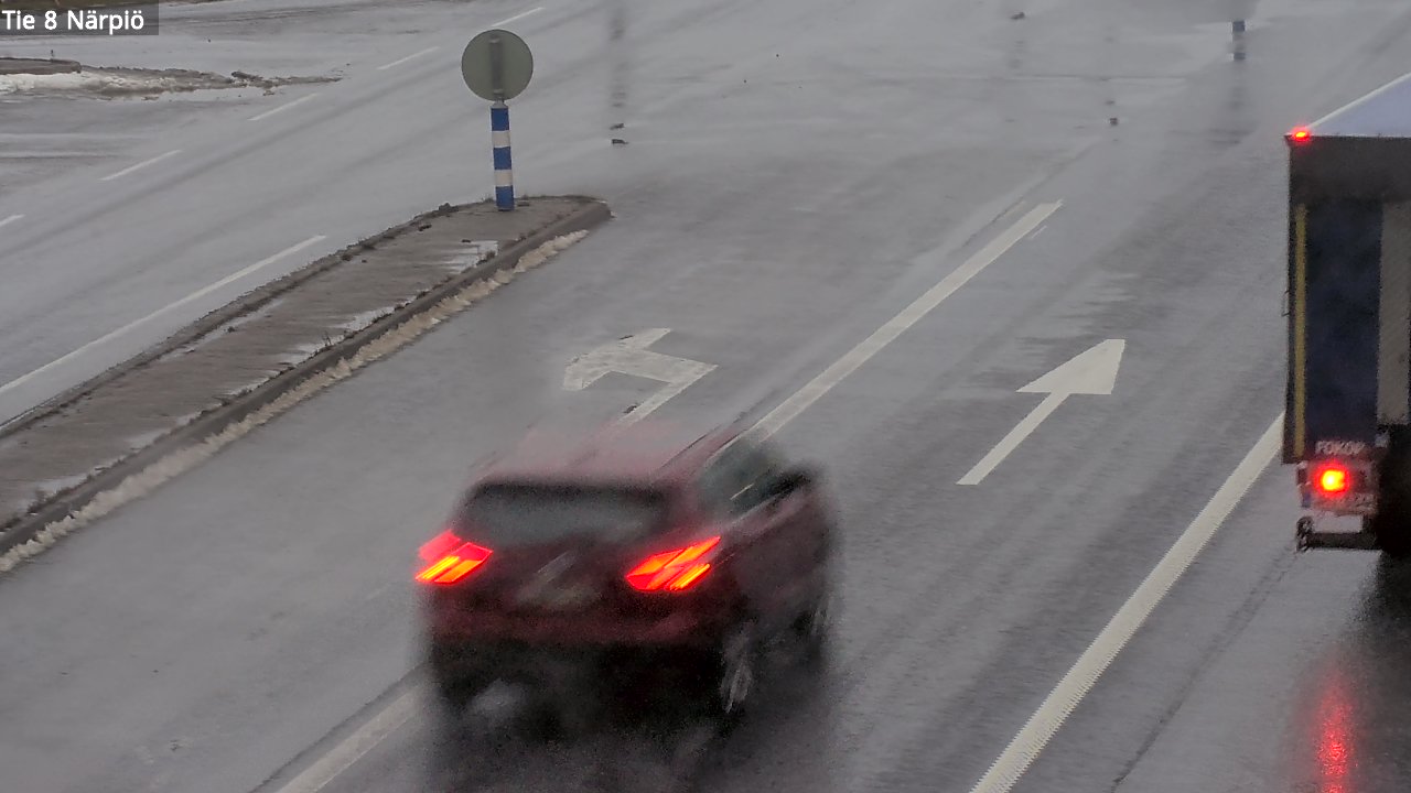 Weather Camera Image Väg 8 Närpes, Närpiö, Pohjanmaa