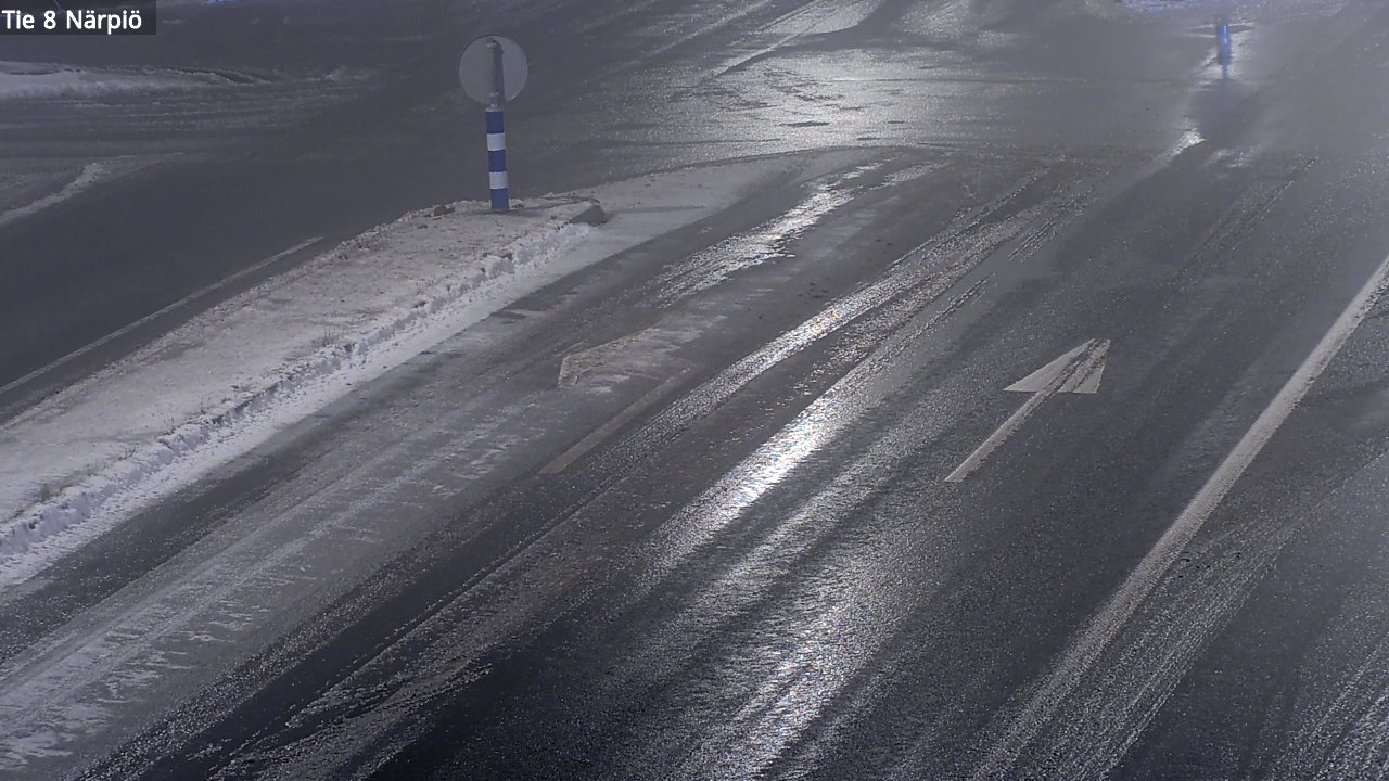 Weather Camera Image Väg 8 Närpes, Närpiö, Pohjanmaa