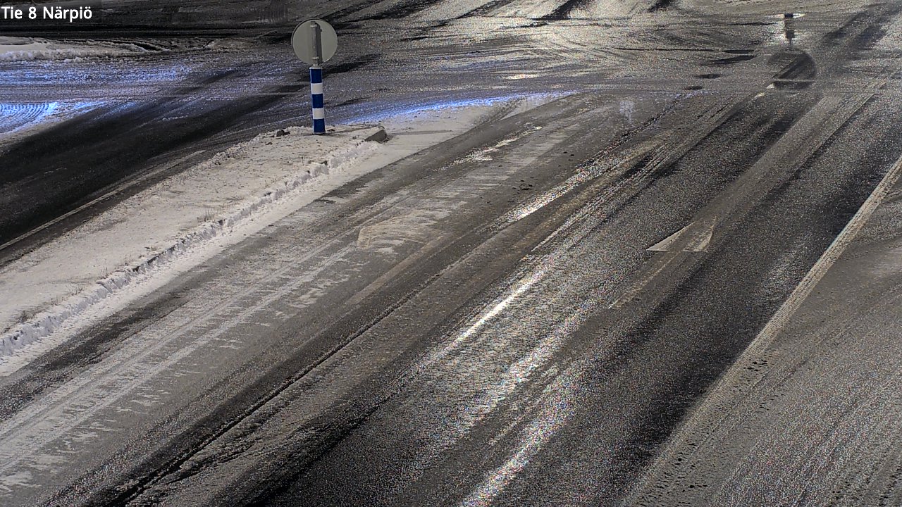 Weather Camera Image Väg 8 Närpes, Närpiö, Pohjanmaa