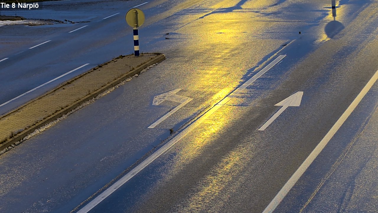 Weather Camera Image Väg 8 Närpes, Närpiö, Pohjanmaa