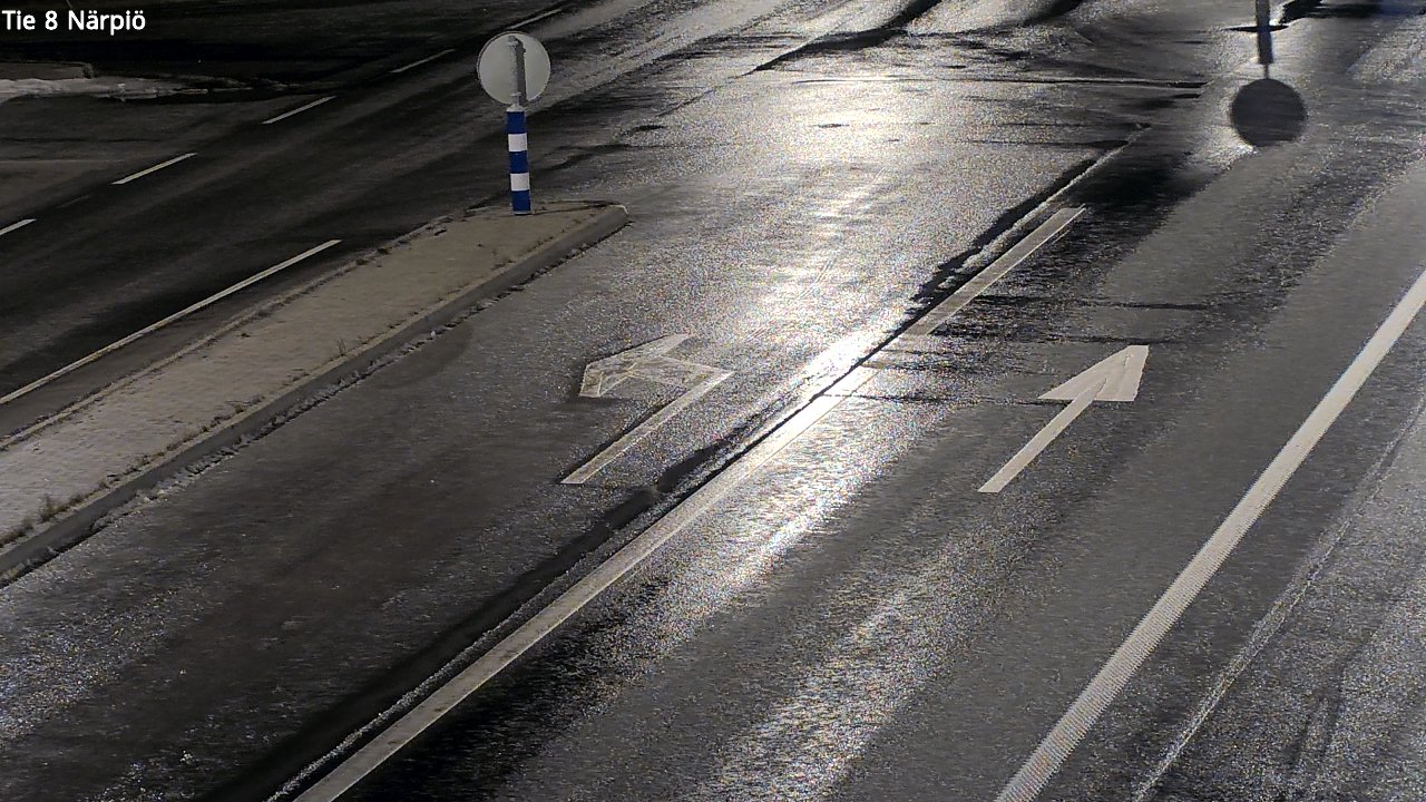 Weather Camera Image Väg 8 Närpes, Närpiö, Pohjanmaa