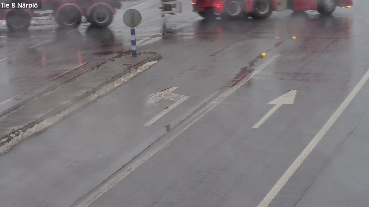 Weather Camera Image Väg 8 Närpes, Närpiö, Pohjanmaa