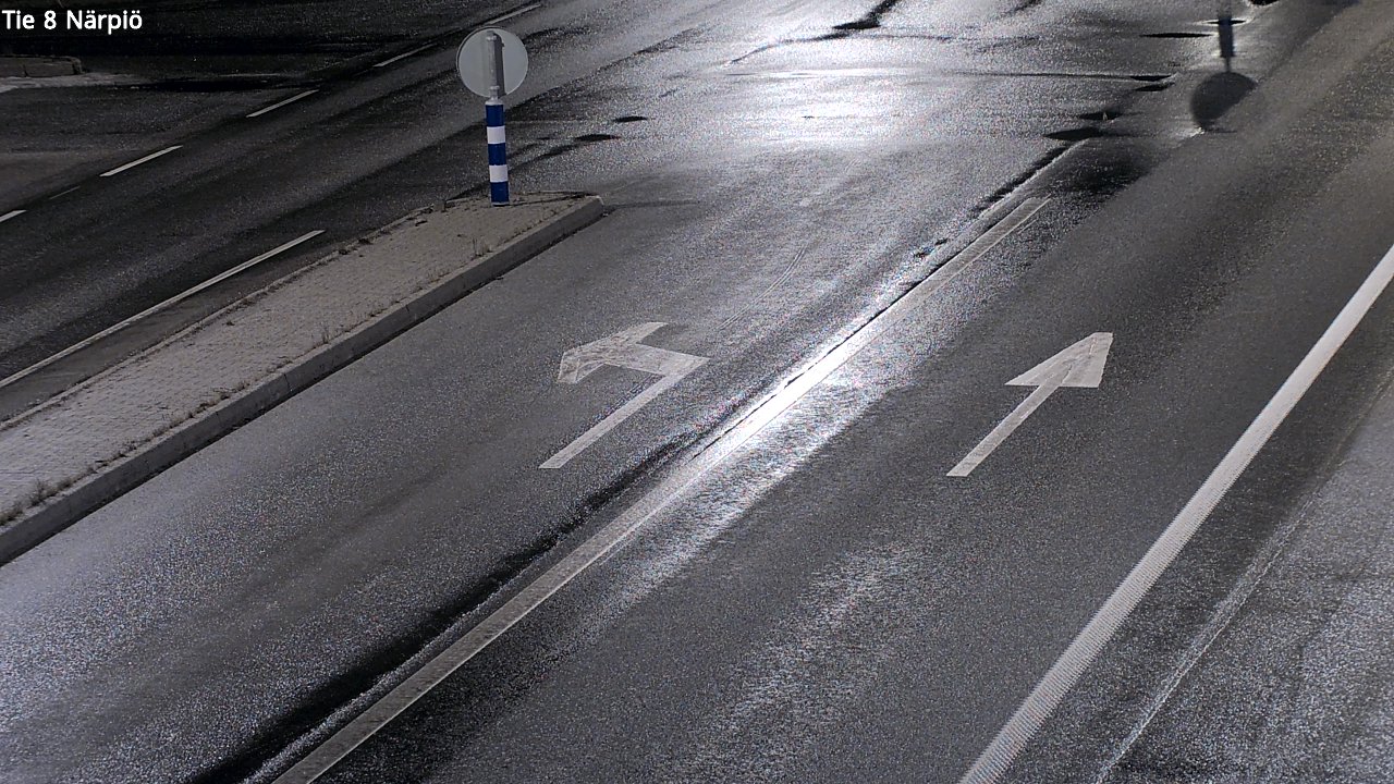 Weather Camera Image Road 8 Närpiö, Närpiö, Pohjanmaa