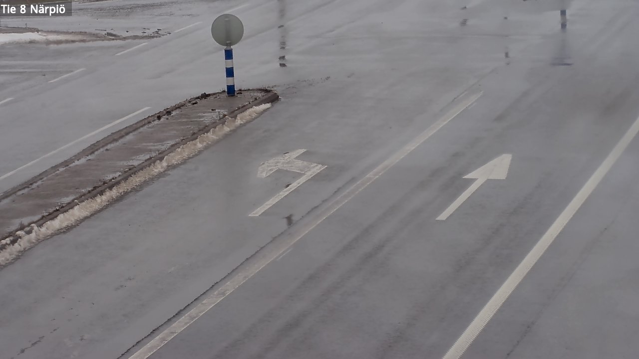 Weather Camera Image Väg 8 Närpes, Närpiö, Pohjanmaa