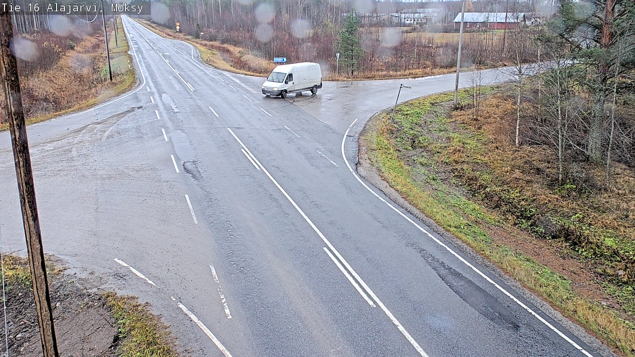 Weather Camera Image Väg 16 Alajärvi, Möksy, Alajärvi, Etelä-Pohjanmaa