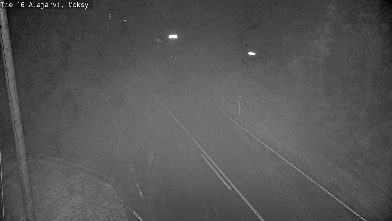 Weather Camera Image Road 16 Alajärvi, Möksy, Alajärvi, Etelä-Pohjanmaa
