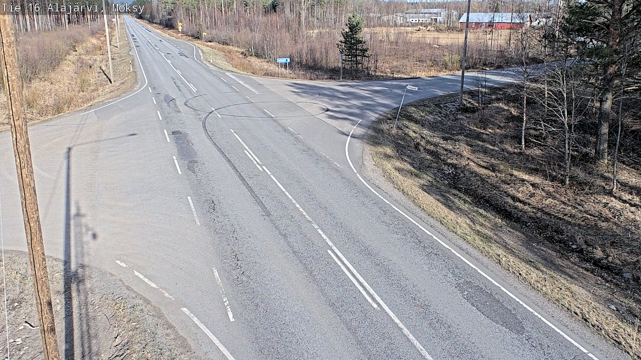 Kelikamerat Kuva Tie 16 Alajärvi, Möksy, Alajärvi, Etelä-Pohjanmaa