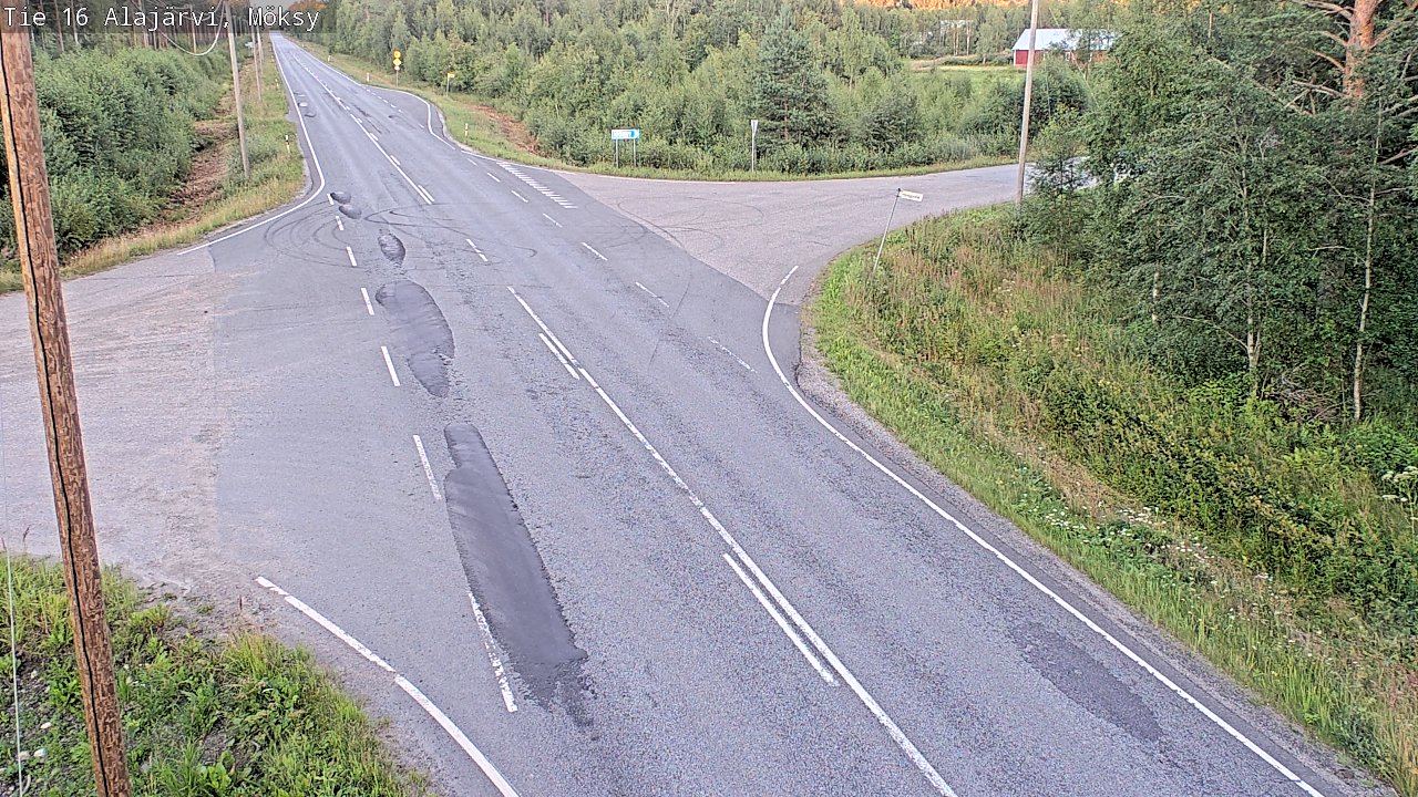 Kelikamerat Kuva Tie 16 Alajärvi, Möksy, Alajärvi, Etelä-Pohjanmaa