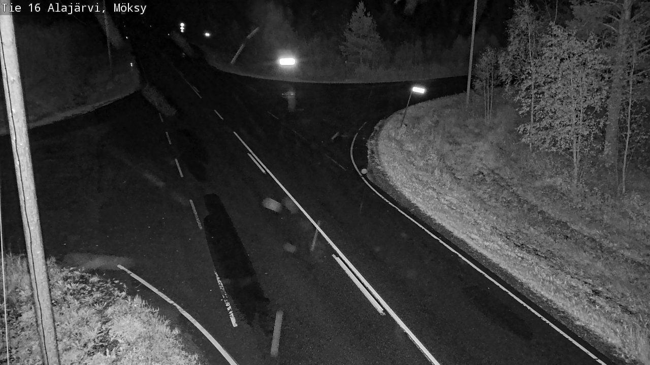 Weather Camera Image Väg 16 Alajärvi, Möksy, Alajärvi, Etelä-Pohjanmaa