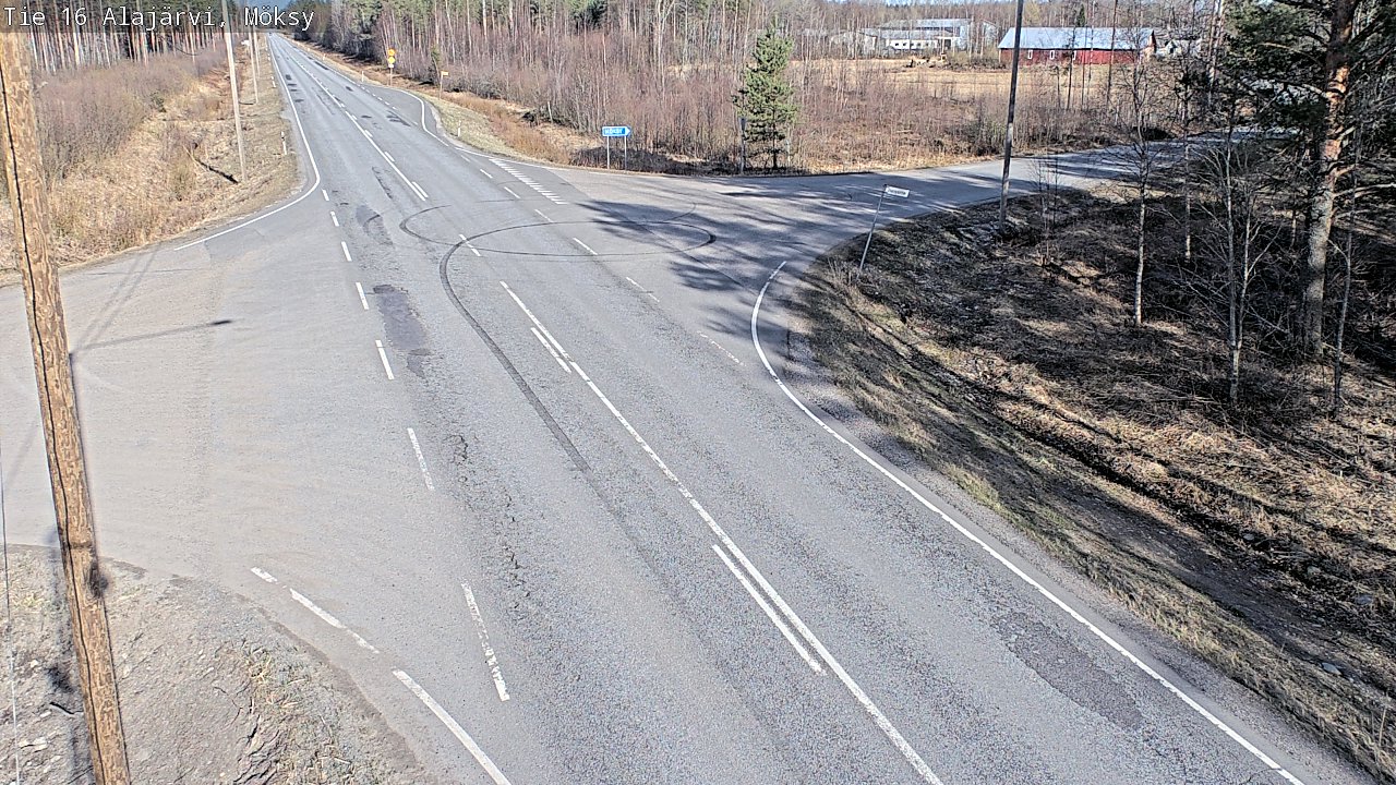 Kelikamerat Kuva Tie 16 Alajärvi, Möksy, Alajärvi, Etelä-Pohjanmaa