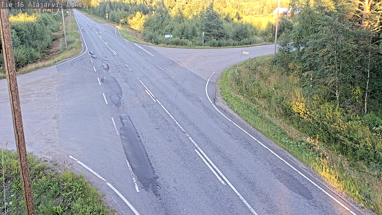 Kelikamerat Kuva Tie 16 Alajärvi, Möksy, Alajärvi, Etelä-Pohjanmaa