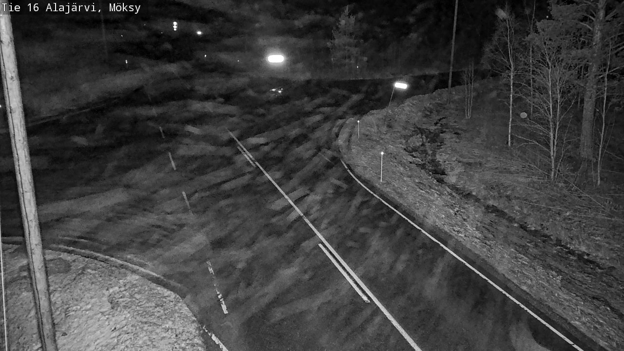 Weather Camera Image Road 16 Alajärvi, Möksy, Alajärvi, Etelä-Pohjanmaa