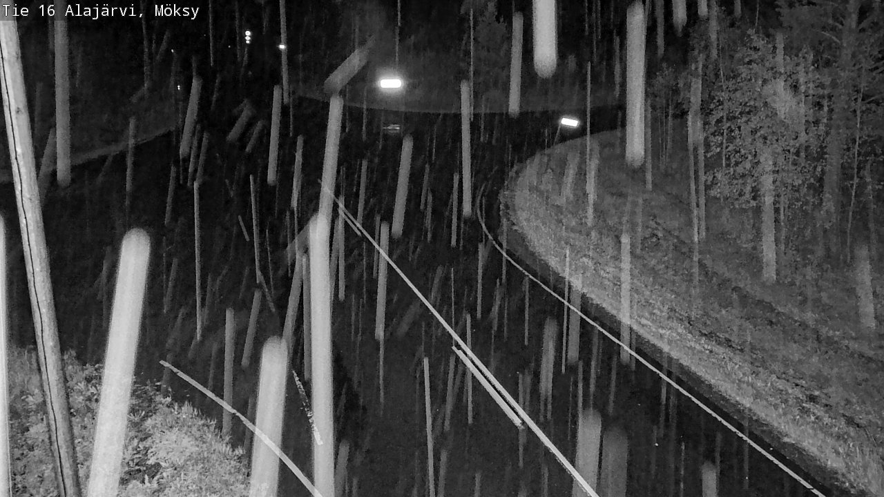 Weather Camera Image Väg 16 Alajärvi, Möksy, Alajärvi, Etelä-Pohjanmaa
