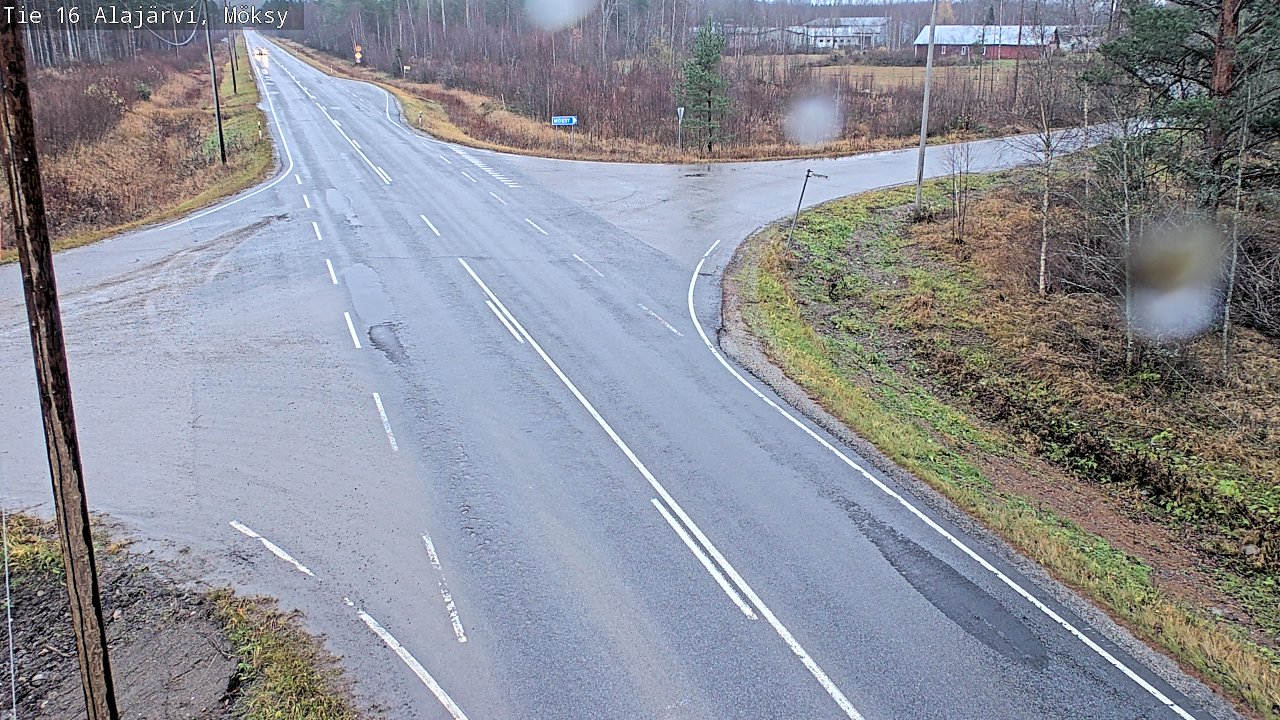 Weather Camera Image Väg 16 Alajärvi, Möksy, Alajärvi, Etelä-Pohjanmaa
