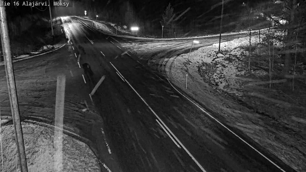 Weather Camera Image Road 16 Alajärvi, Möksy, Alajärvi, Etelä-Pohjanmaa