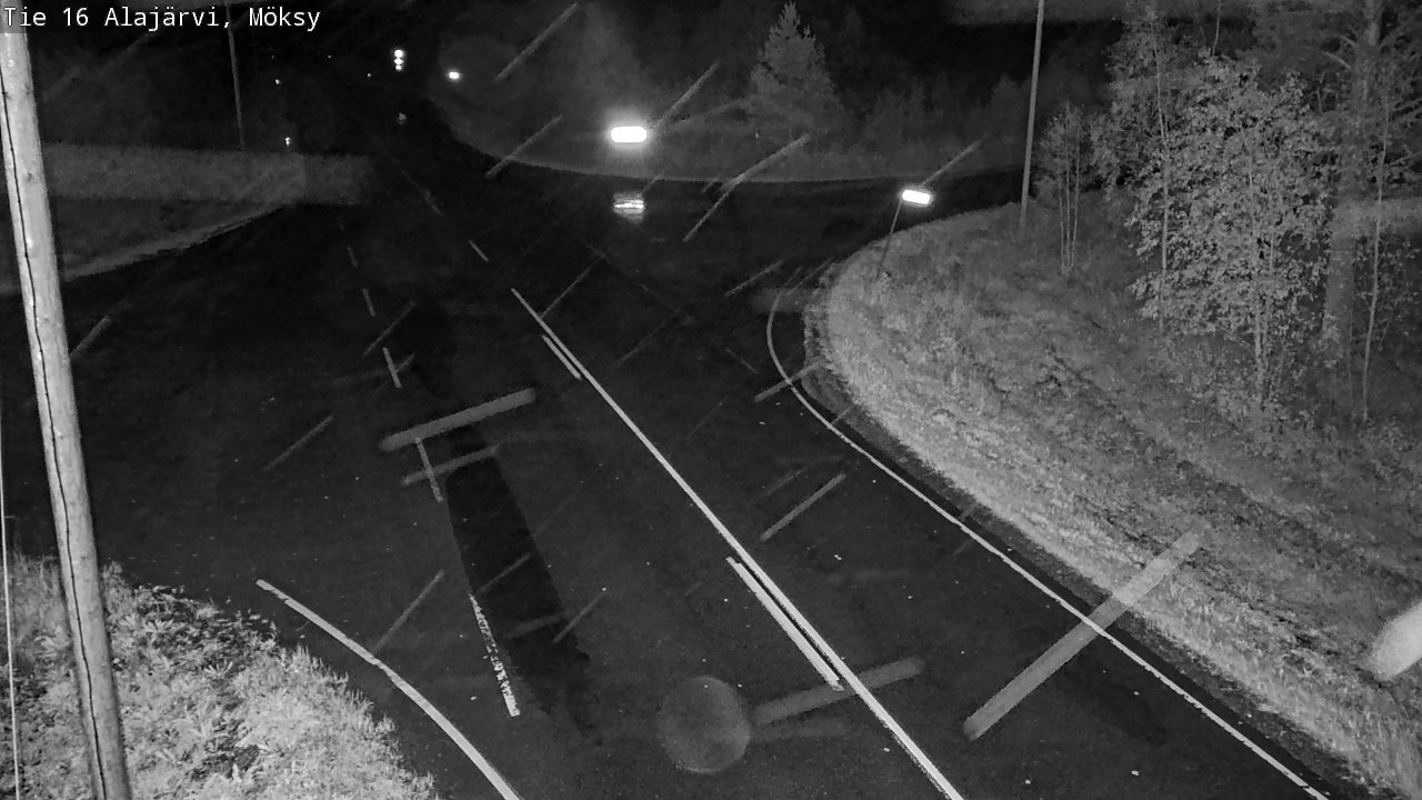 Weather Camera Image Väg 16 Alajärvi, Möksy, Alajärvi, Etelä-Pohjanmaa