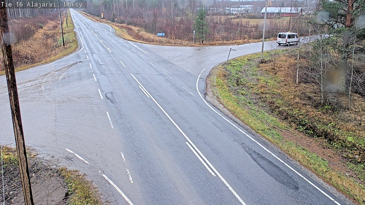 Weather Camera Image Väg 16 Alajärvi, Möksy, Alajärvi, Etelä-Pohjanmaa