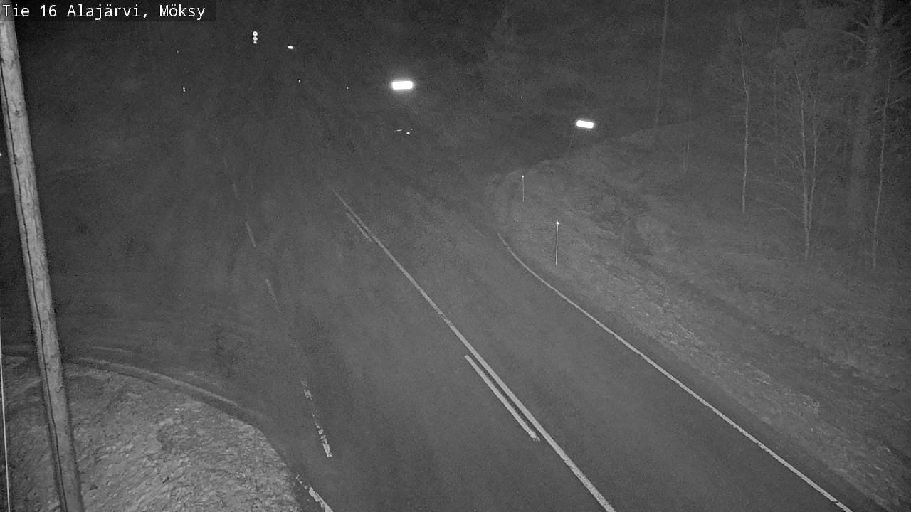 Weather Camera Image Road 16 Alajärvi, Möksy, Alajärvi, Etelä-Pohjanmaa