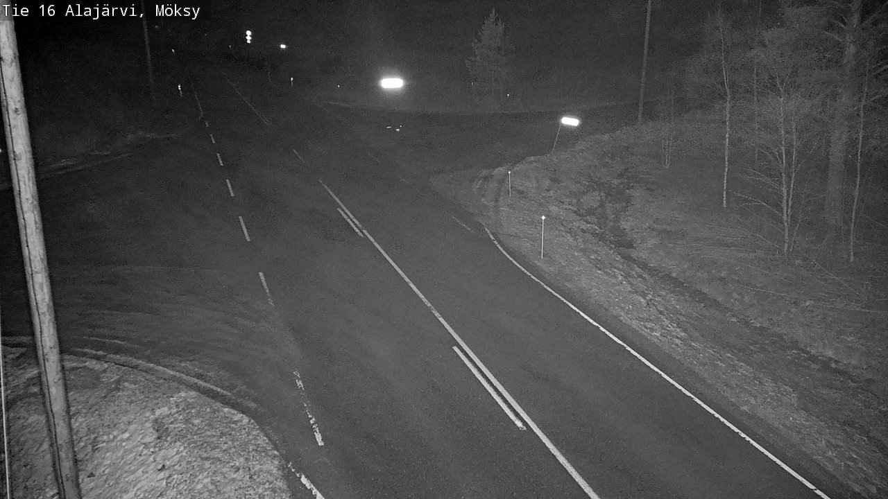 Weather Camera Image Road 16 Alajärvi, Möksy, Alajärvi, Etelä-Pohjanmaa