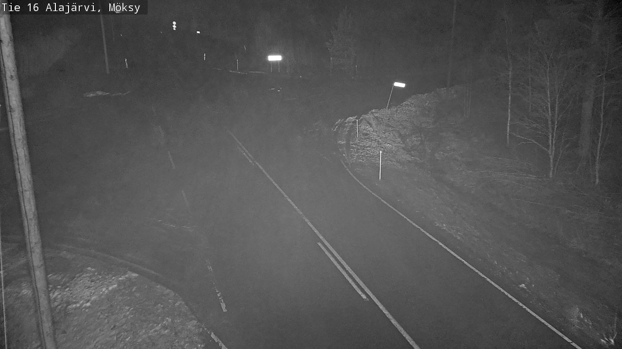 Weather Camera Image Road 16 Alajärvi, Möksy, Alajärvi, Etelä-Pohjanmaa
